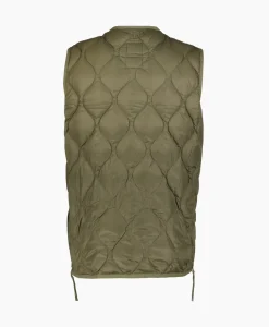 Taion Bodywarmer Military V Neck Olijf