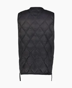Taion Bodywarmer Military V Neck Zwart