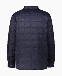 Taion Jack W-Pocket Down Shirts Donker Blauw
