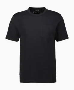 Tenue. T-Shirt Korte Mouw John Pocket Tee Zwart