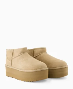 Ugg Enkellaars W Classic Ultra Mini Platform Beige