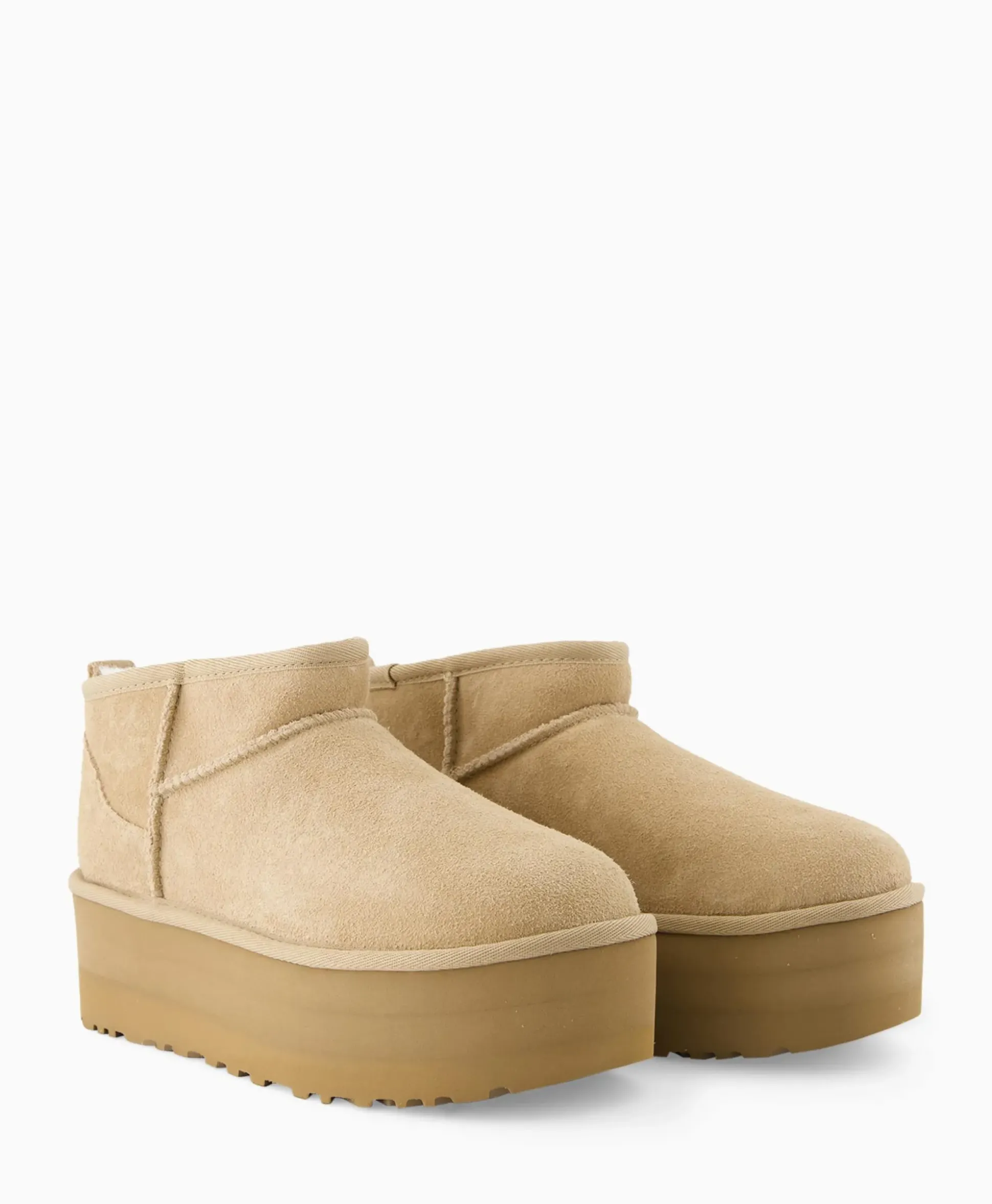 Ugg Enkellaars W Classic Ultra Mini Platform Beige