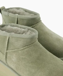 Ugg Enkellaars W Classic Ultra Mini Platform Groen