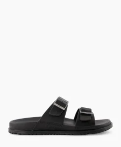 Ugg Sandaal Wainscott Buckle Slide Black Jeans