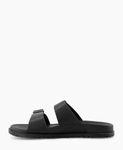 Ugg Sandaal Wainscott Buckle Slide Black Jeans