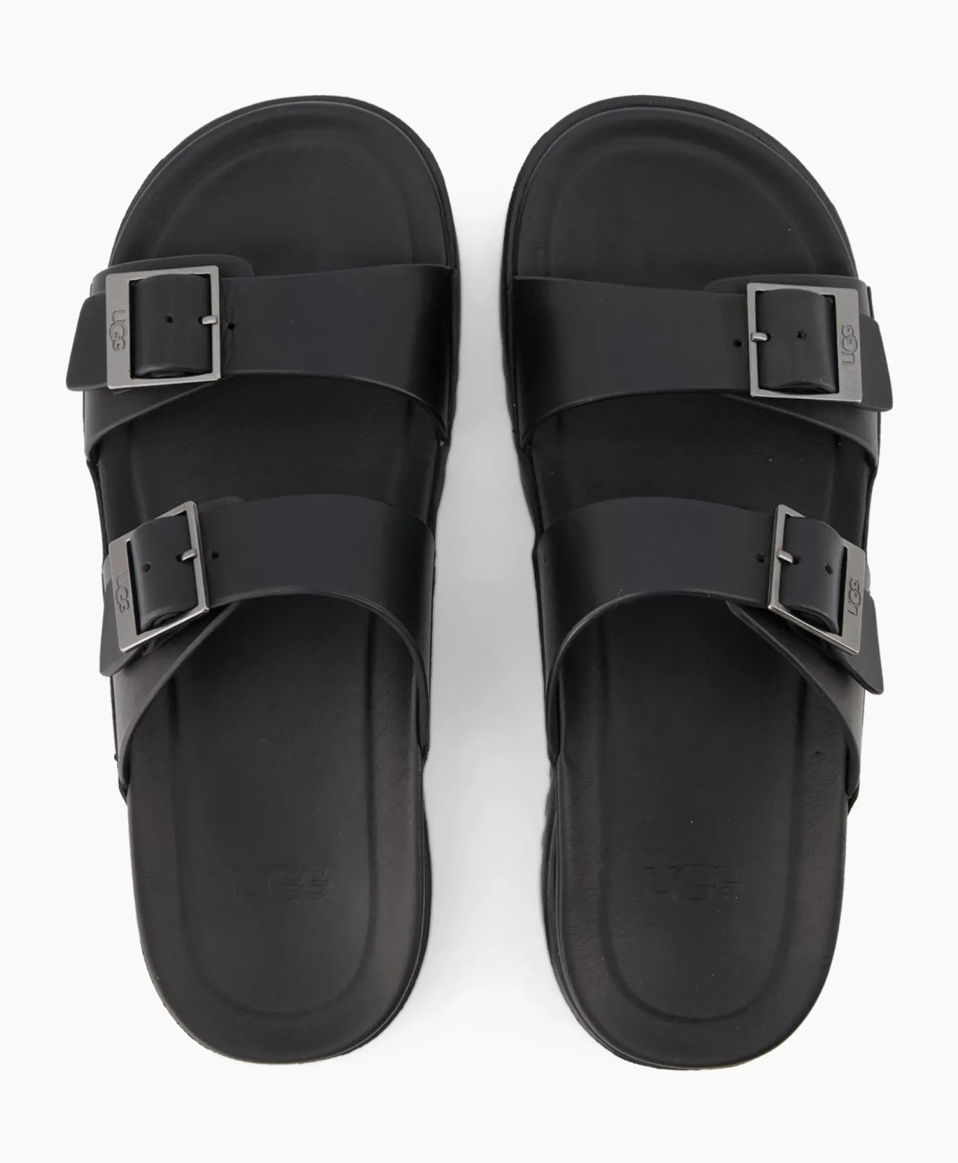 Ugg Sandaal Wainscott Buckle Slide Black Jeans