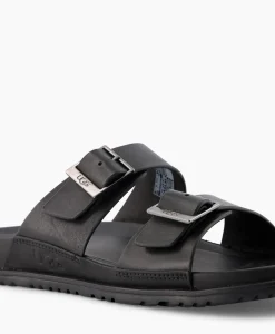Ugg Sandaal Wainscott Buckle Slide Black Jeans