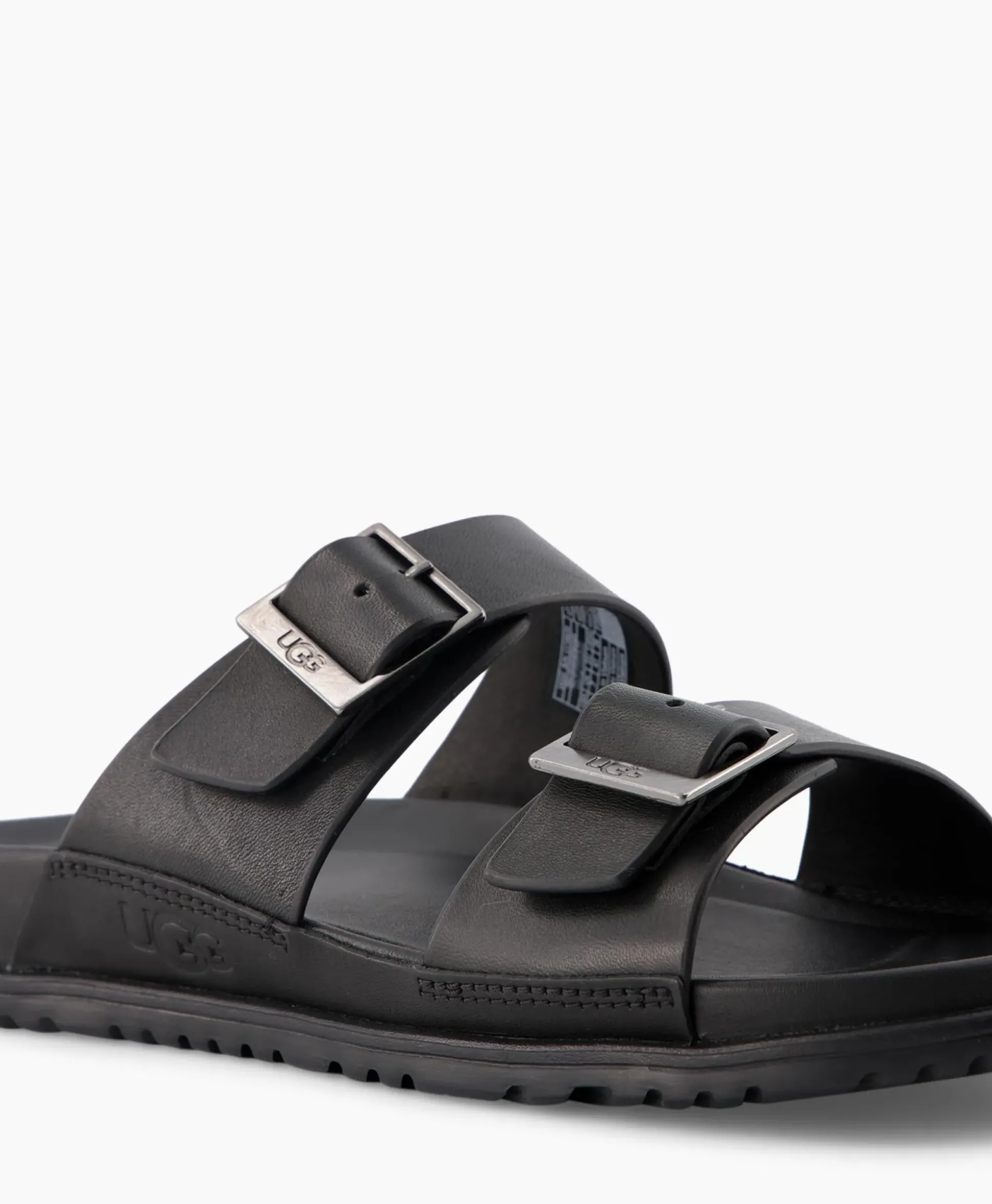 Ugg Sandaal Wainscott Buckle Slide Black Jeans