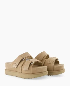 Ugg Sandaal Zonder Hak W Goldenstar Hi Slide Beige