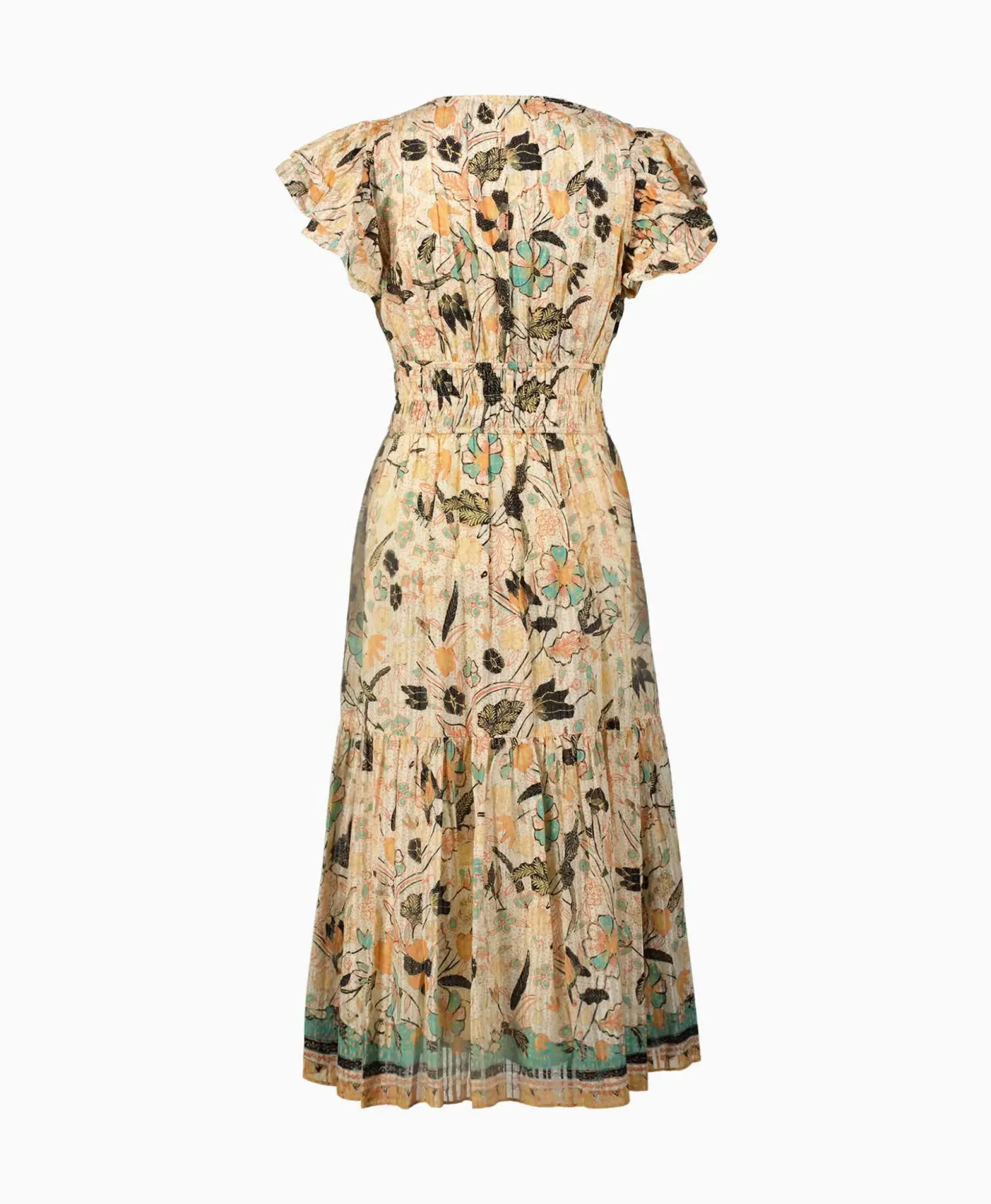 Ulla Johnson Midi Jurk Angelica Ecru