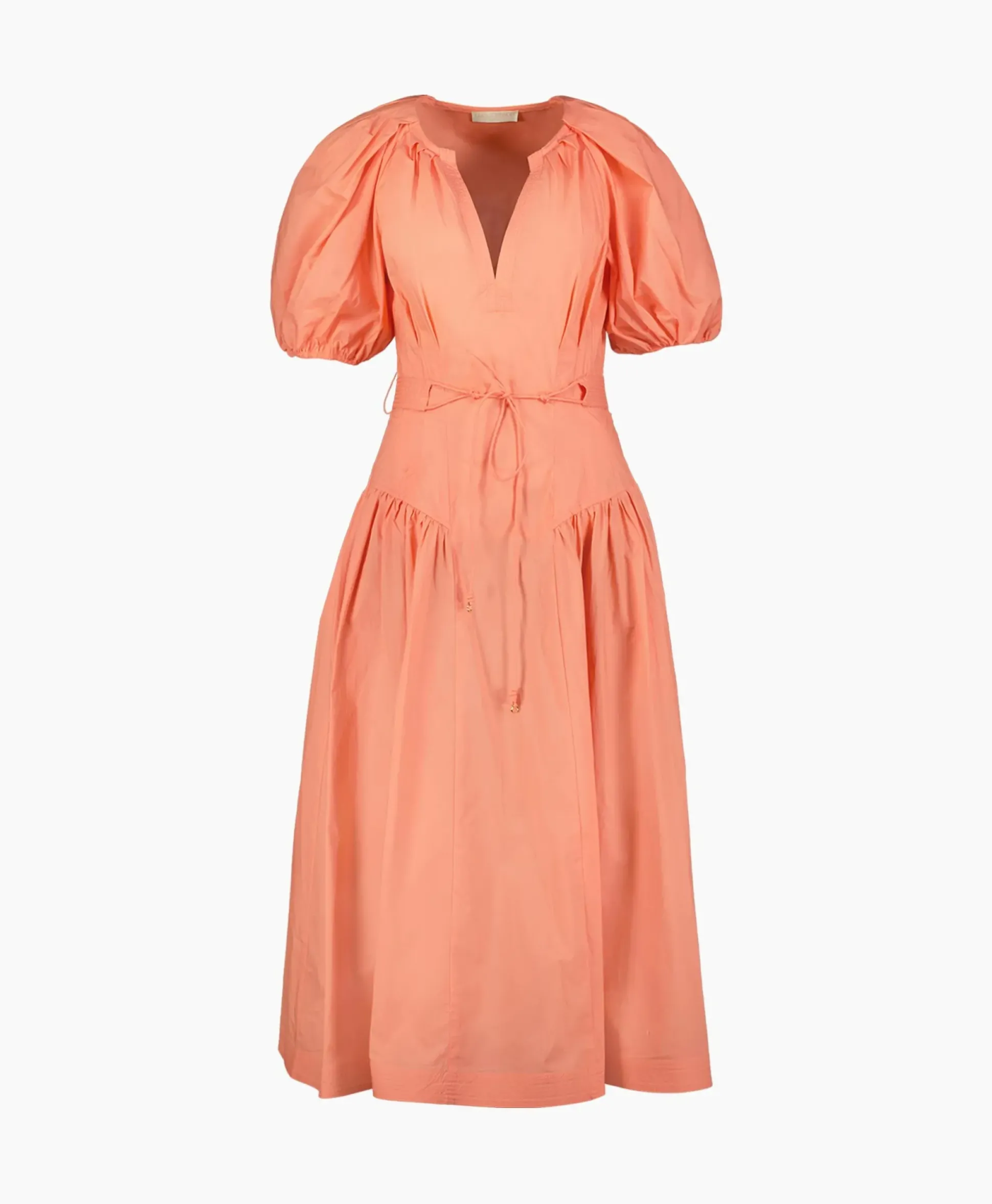 Ulla Johnson Midi Jurk Carina Pink