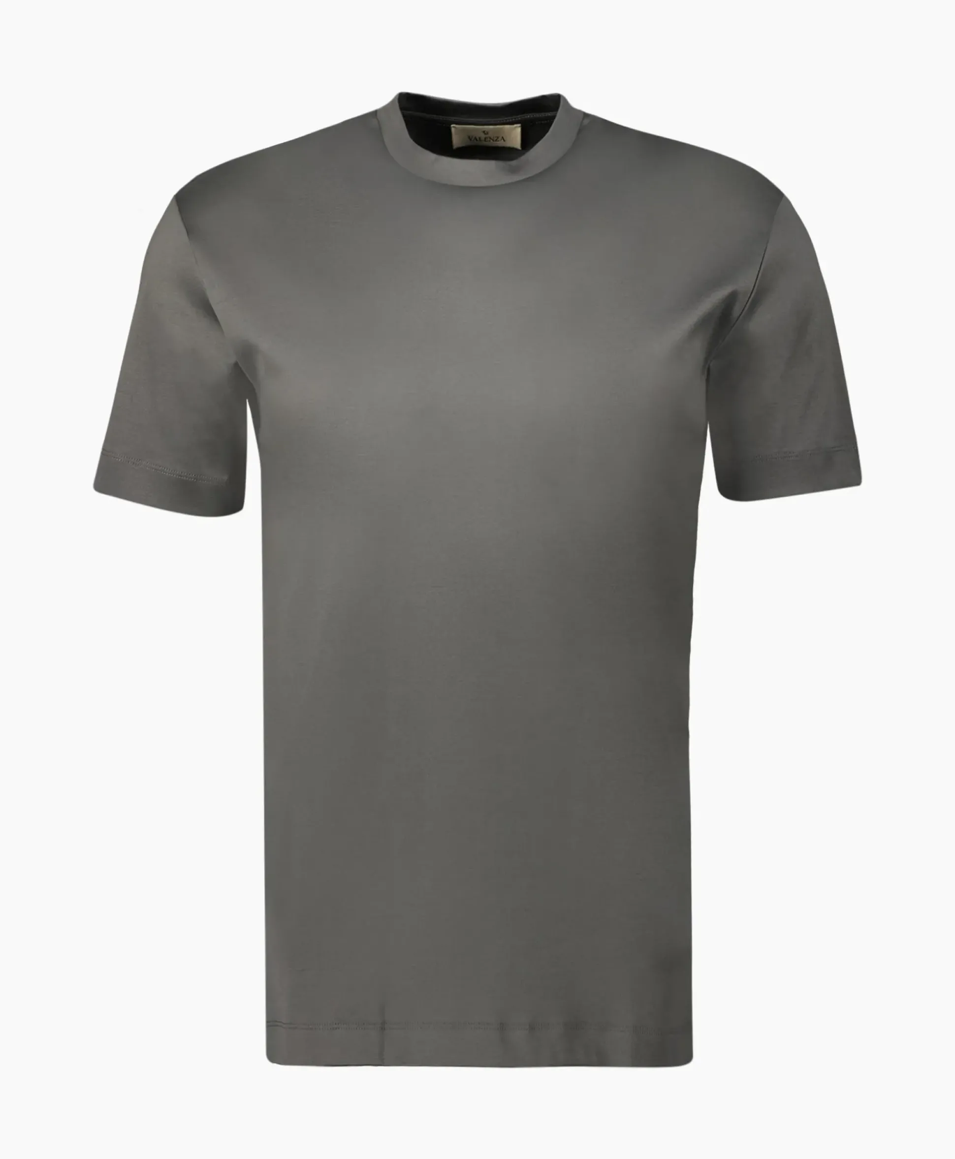 Valenza T-Shirt Interlock Supima Donkergrijs