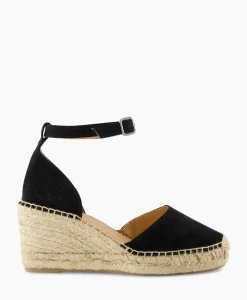 Via Vai Espadrille Flora Braid Zwart