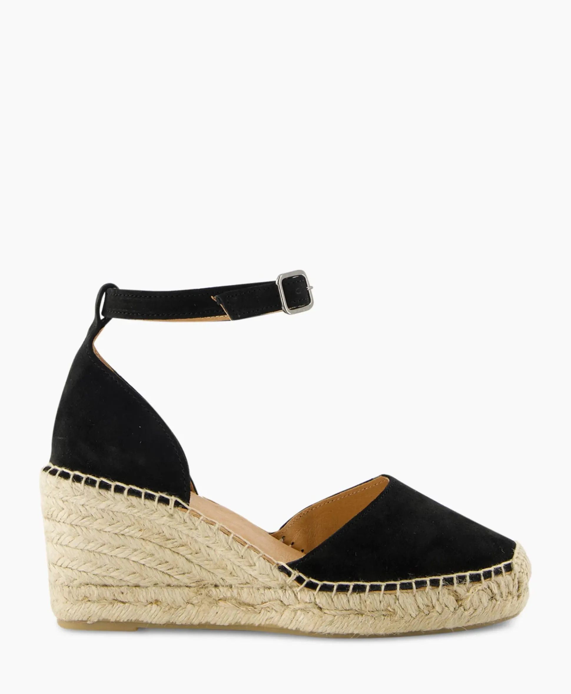 Via Vai Espadrille Flora Braid Zwart