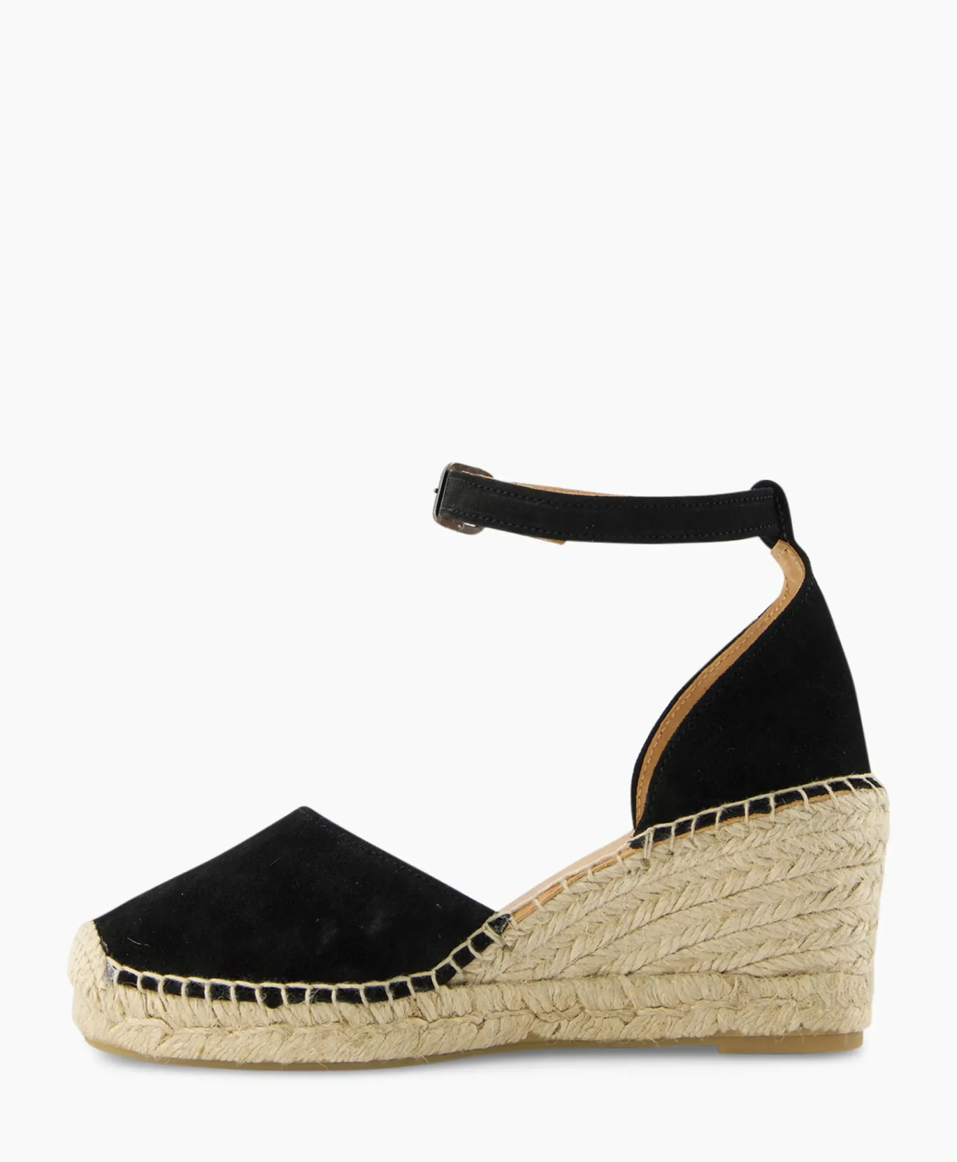 Via Vai Espadrille Flora Braid Zwart
