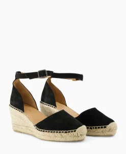 Via Vai Espadrille Flora Braid Zwart