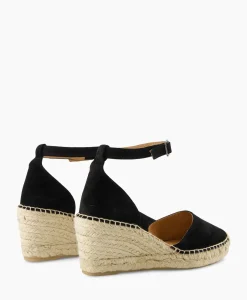 Via Vai Espadrille Flora Braid Zwart