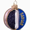 Vondels Vondels Kerstbal Potje Kaviaar Blauw