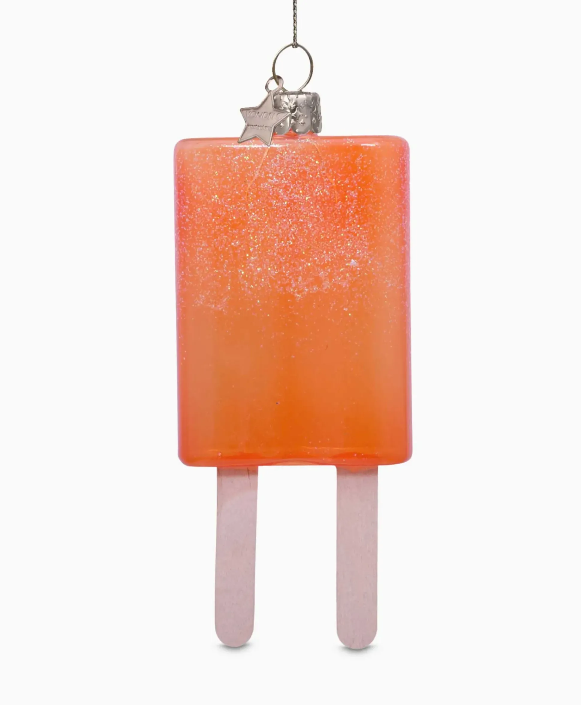 Vondels Vondels Kerstbal Ijsje Oranje