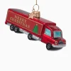 Vondels Vondels Kerstbal Christmas Truck Rood