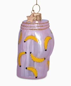 Vondels Vondels Kerstbal Bananen Boxer Pink