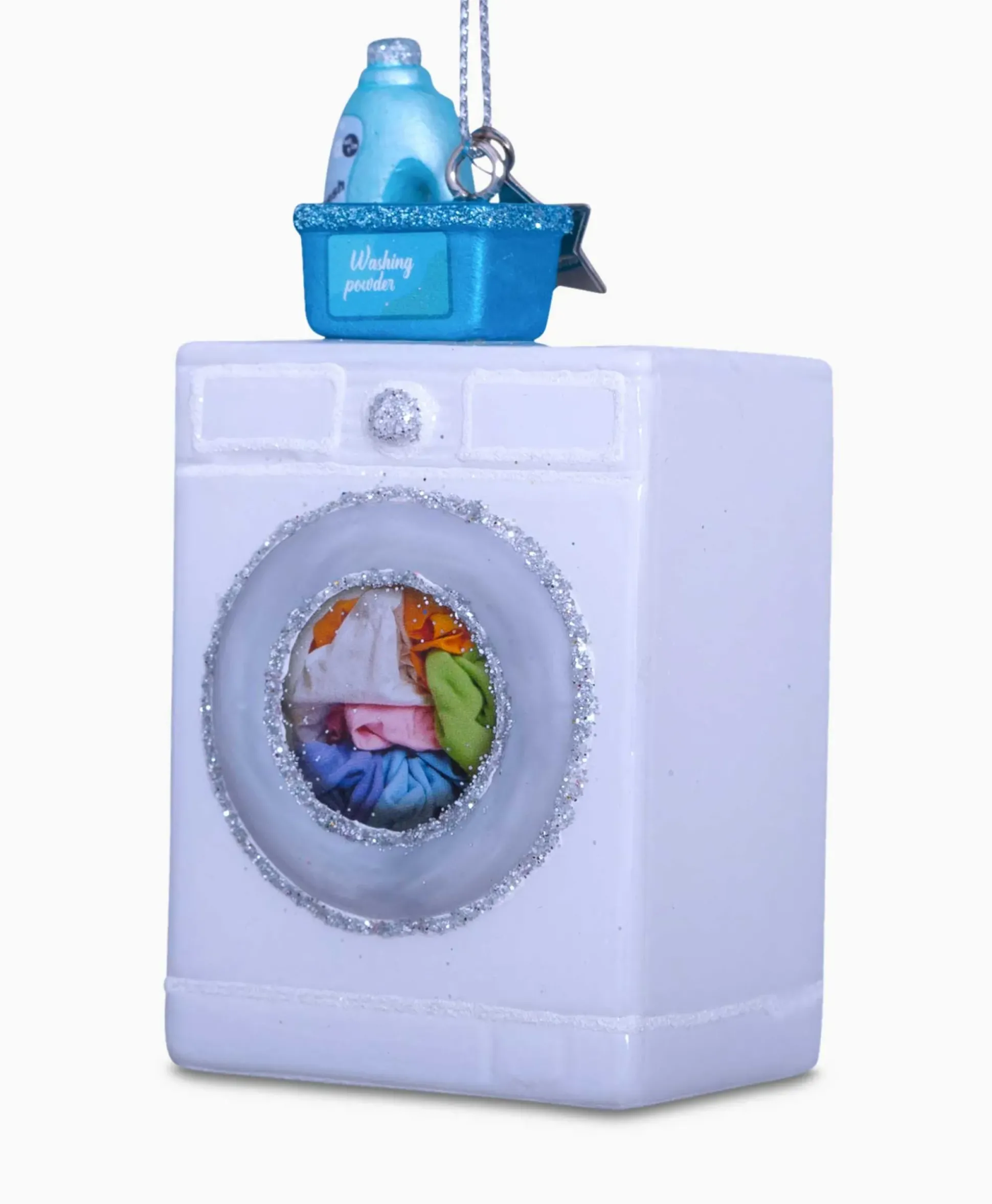 Vondels Vondels Kerstbal Wasmachine Wit