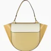 Wandler Crossbody Tas Hortensia Medium Beige