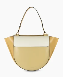 Wandler Crossbody Tas Hortensia Medium Beige