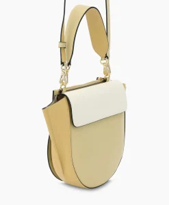 Wandler Crossbody Tas Hortensia Medium Beige