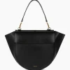 Wandler Crossbody Tas Hortensia Medium Zwart