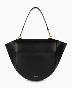 Wandler Crossbody Tas Hortensia Medium Zwart