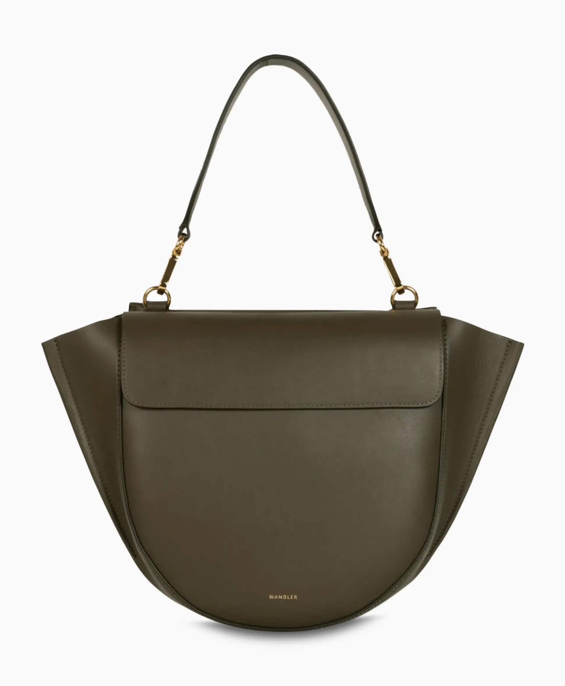 Wandler Crossbody Tas Hortensia Medium Taupe