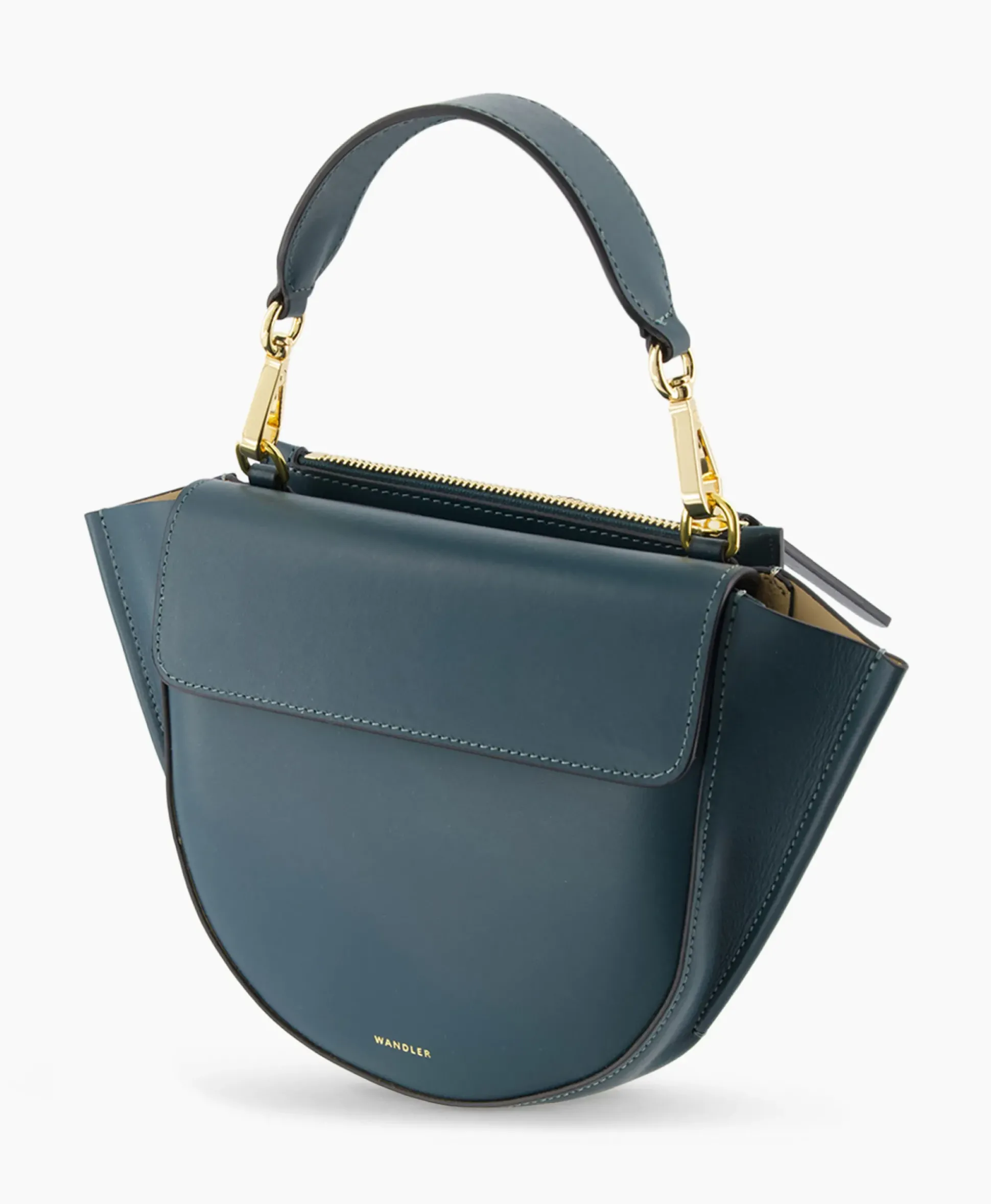 Wandler Crossbody Tas Hortensia Mini Petrol