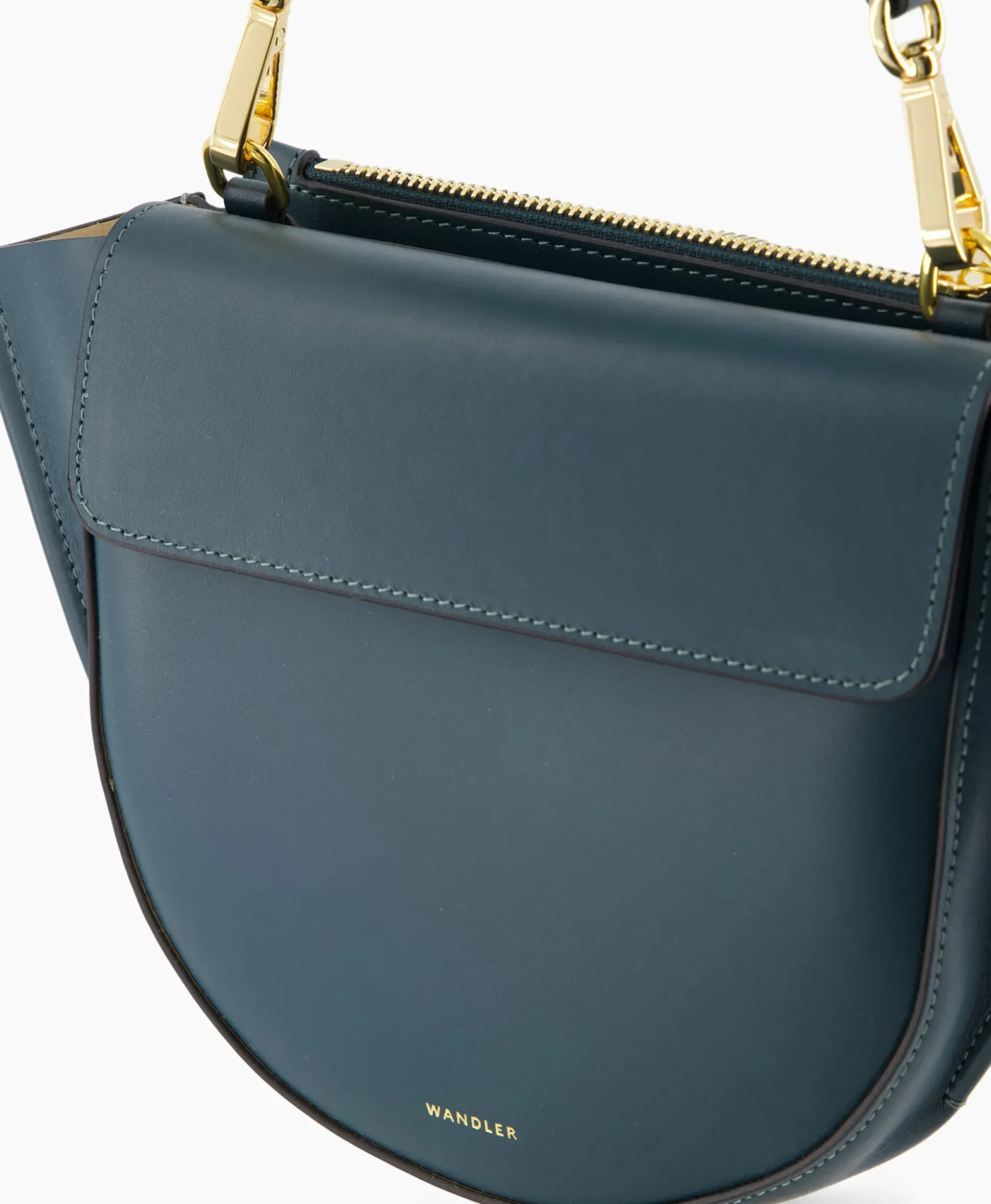 Wandler Crossbody Tas Hortensia Mini Petrol