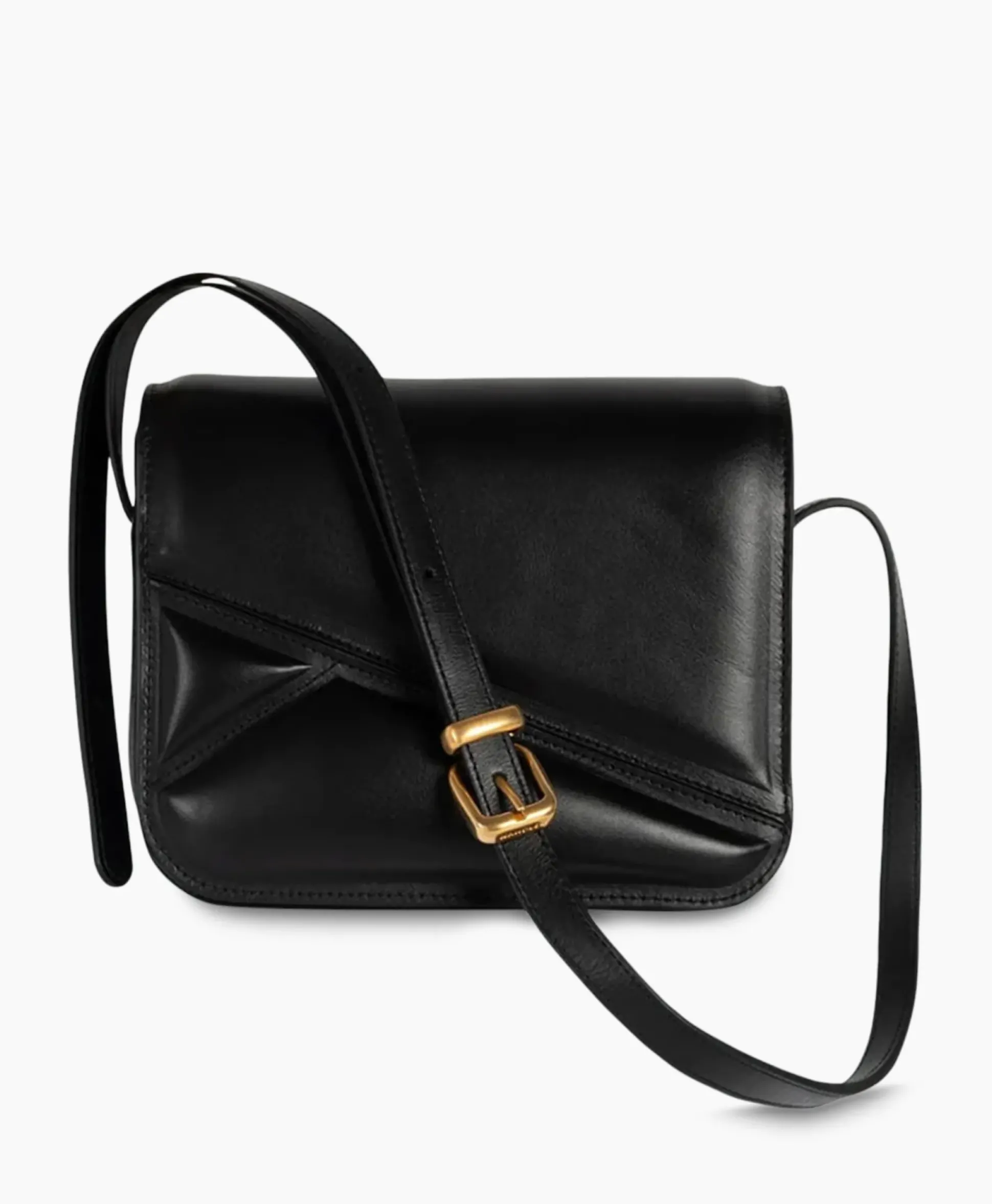 Wandler Crossbody Tas Oscar Trunk Medium Zwart