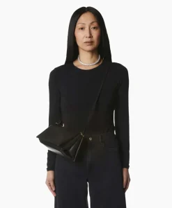 Wandler Schouder / Hand Tas Uma Baguette Zwart