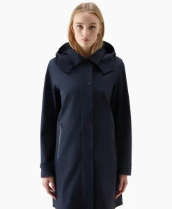 Woolrich Parka High Tech Bonded Donker Blauw