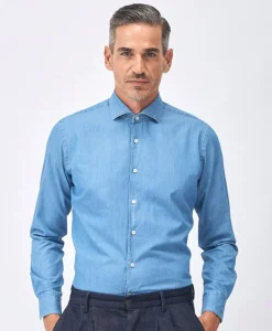 Xacus Casual Shirt Blauw