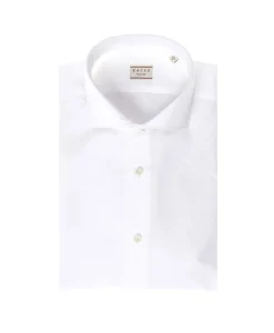 Xacus Tailor Fit Oxford Shirt Wit