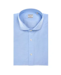 Xacus Tailor Fit Oxford Shirt Licht Blauw
