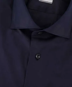 Xacus Tailor Fit Shirt Donker Blauw