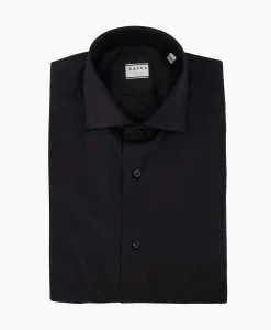 Xacus Tailor Fit Shirt Zwart