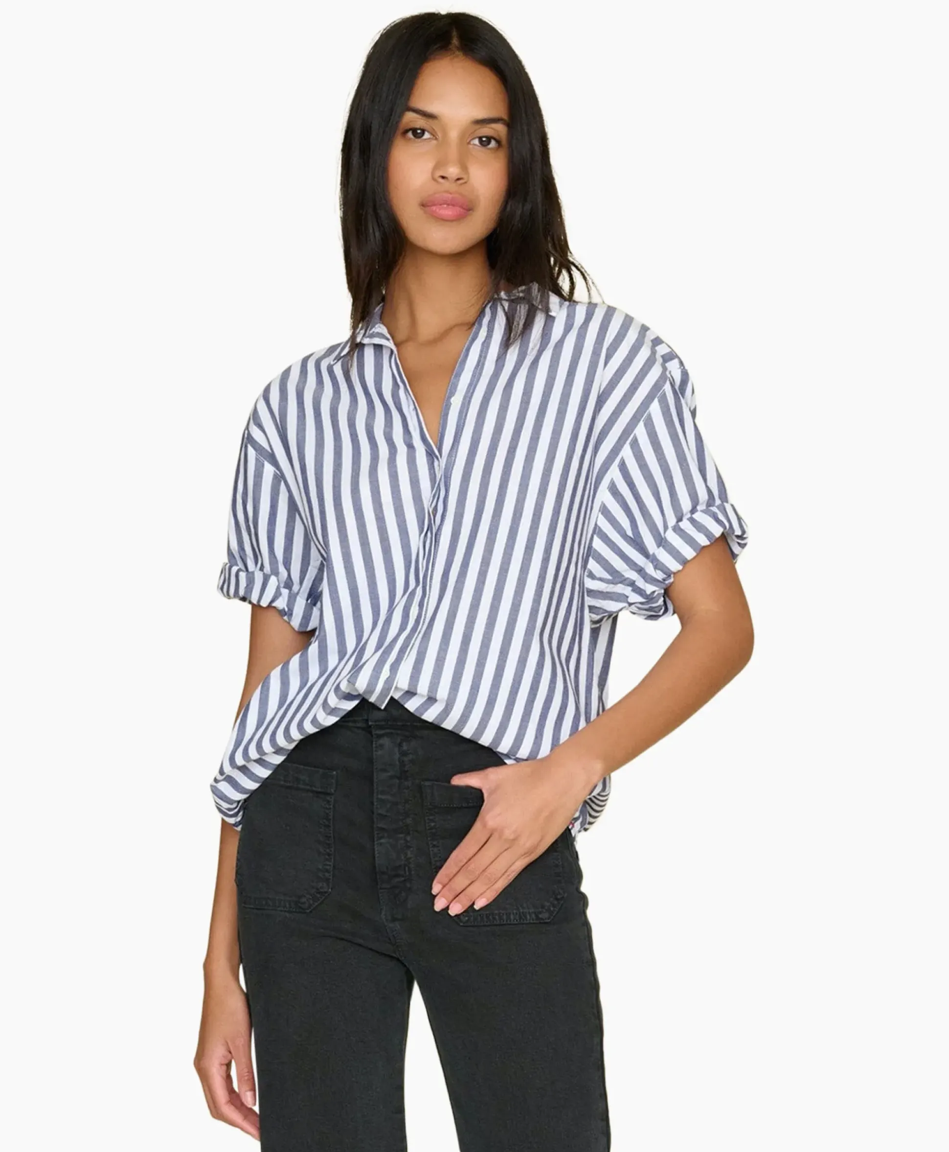 Xirena Blouse Channing Donker Blauw
