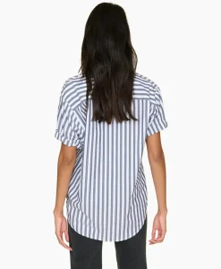 Xirena Blouse Channing Donker Blauw