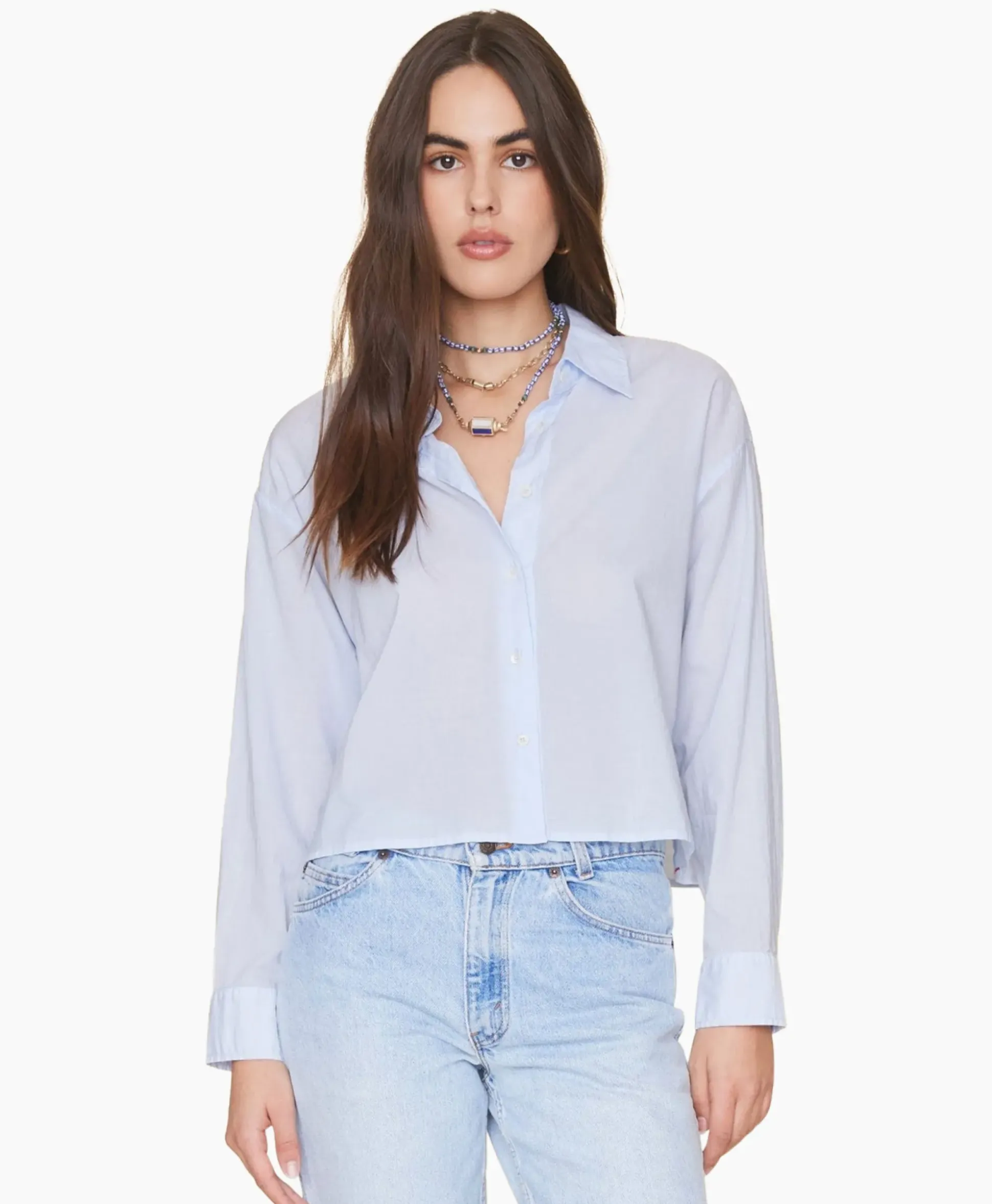 Xirena Blouse Dawson Licht Blauw