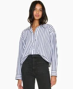 Xirena Blouse Morgan Donker Blauw