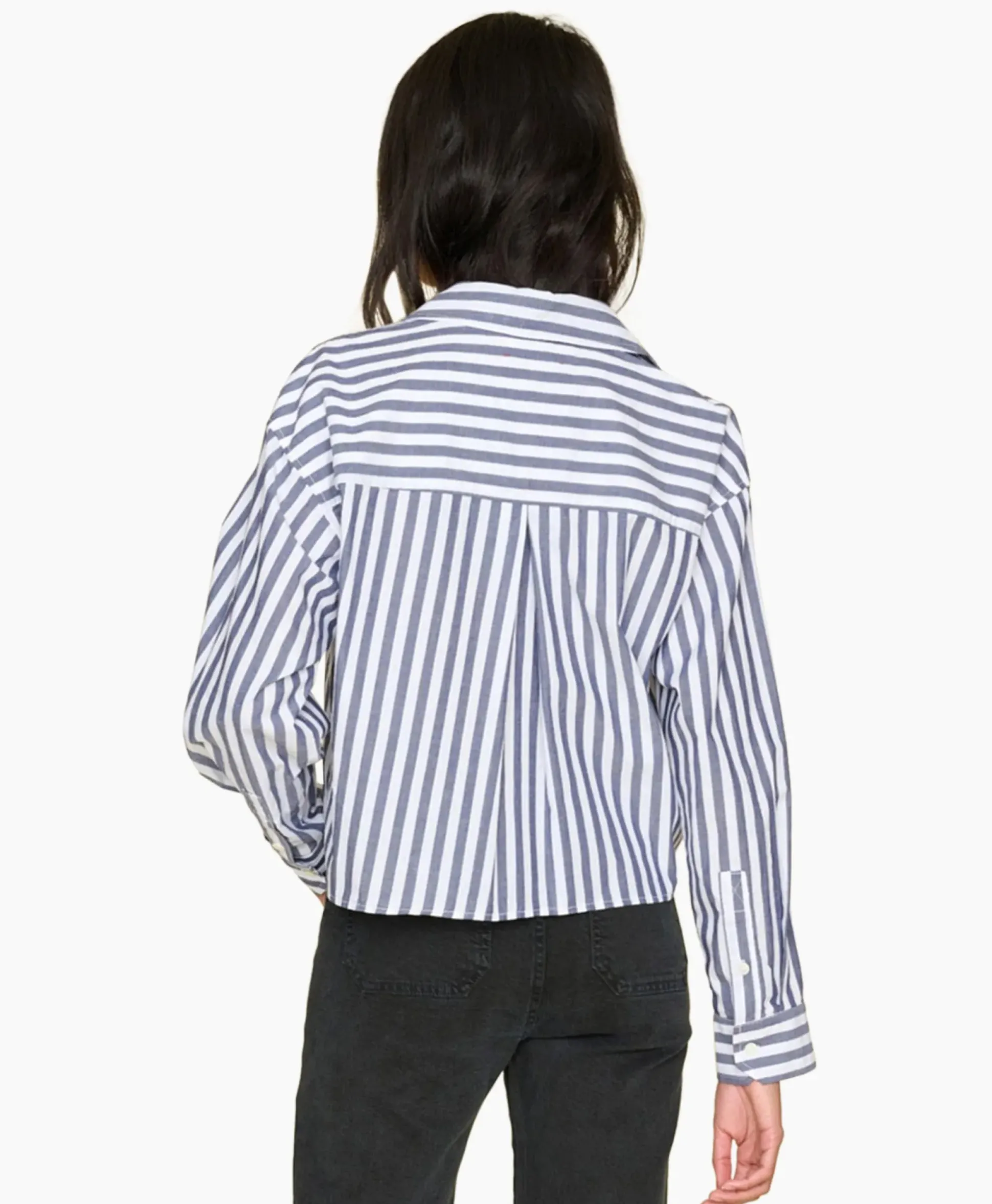 Xirena Blouse Morgan Donker Blauw