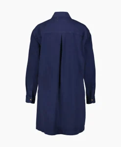 Xirena Mini Jurk Keegan Twill Blauw
