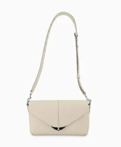 Zadig & Voltaire Crossbody Tas Borderline Daily Grained Leath Ecru