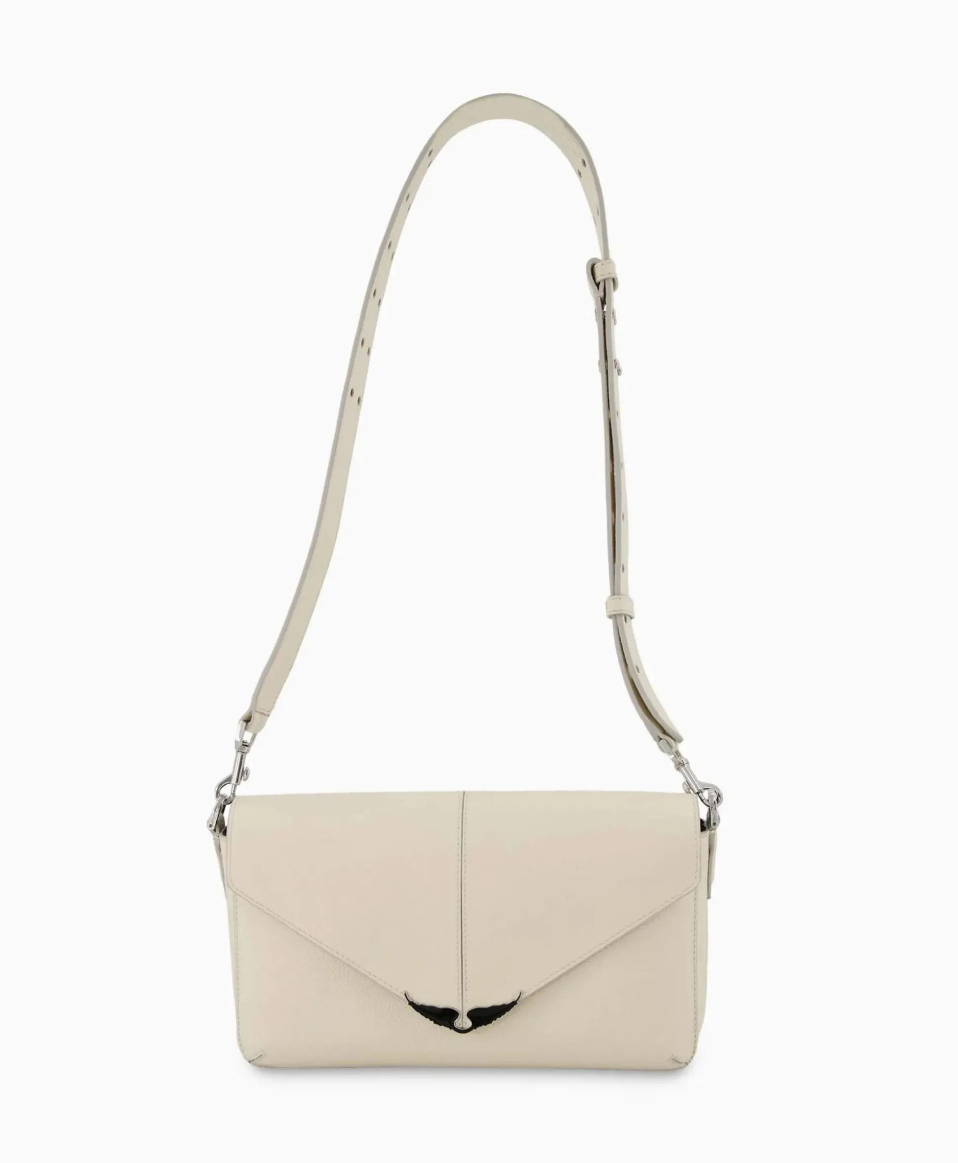 Zadig & Voltaire Crossbody Tas Borderline Daily Grained Leath Ecru